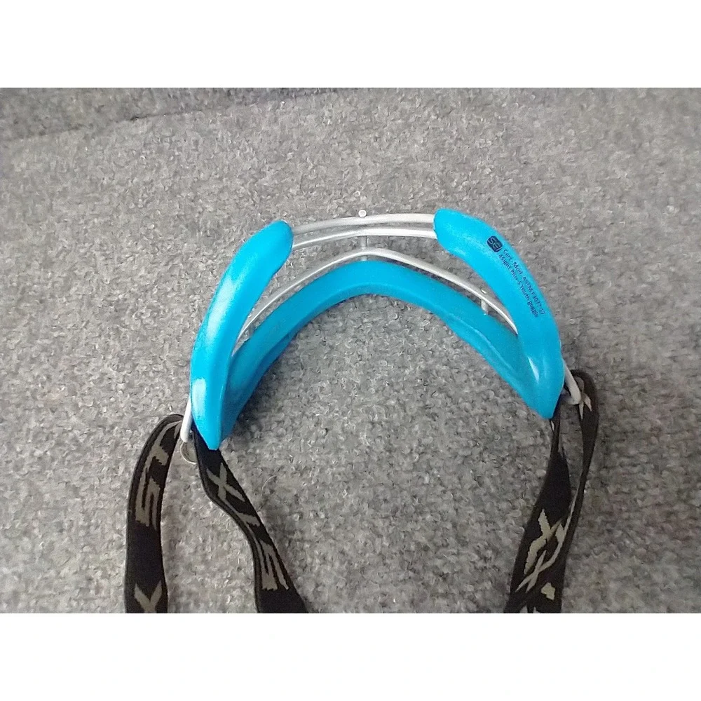 STX 4Sight Plus-S Youth Lacrosse Goggles Blue Silver ASTM F3077-17 Eye Protect